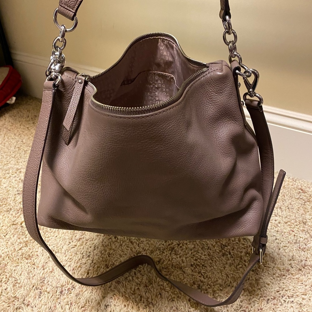 Kate Spade Grey Leather Crossbody.